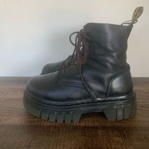 Dr. Martens Audrick 8 Eye Combat Boots Womens Sz 6 AirWare Grunge Punk Platform